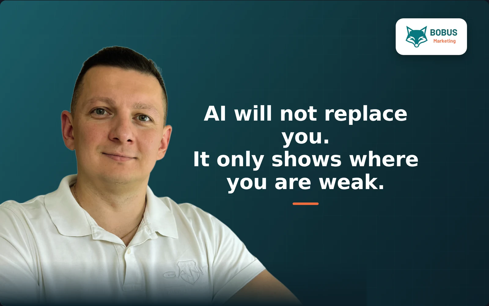 AI will not replace you. It will only show where you are weak.