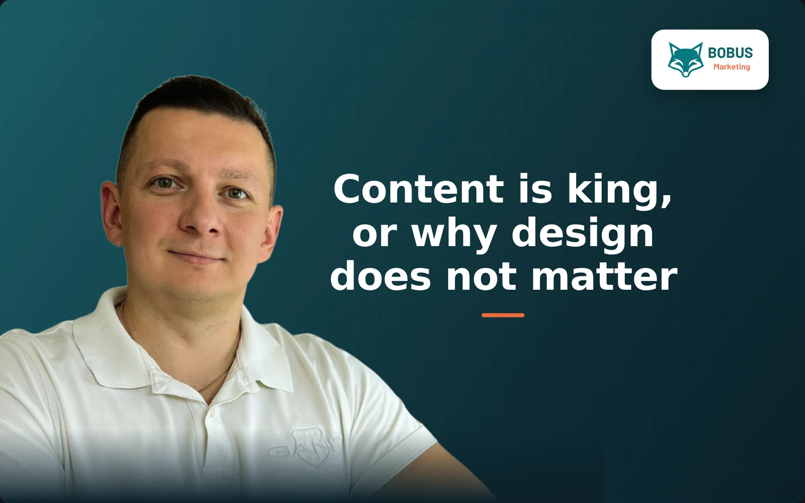 Content is king, or why design does not matter